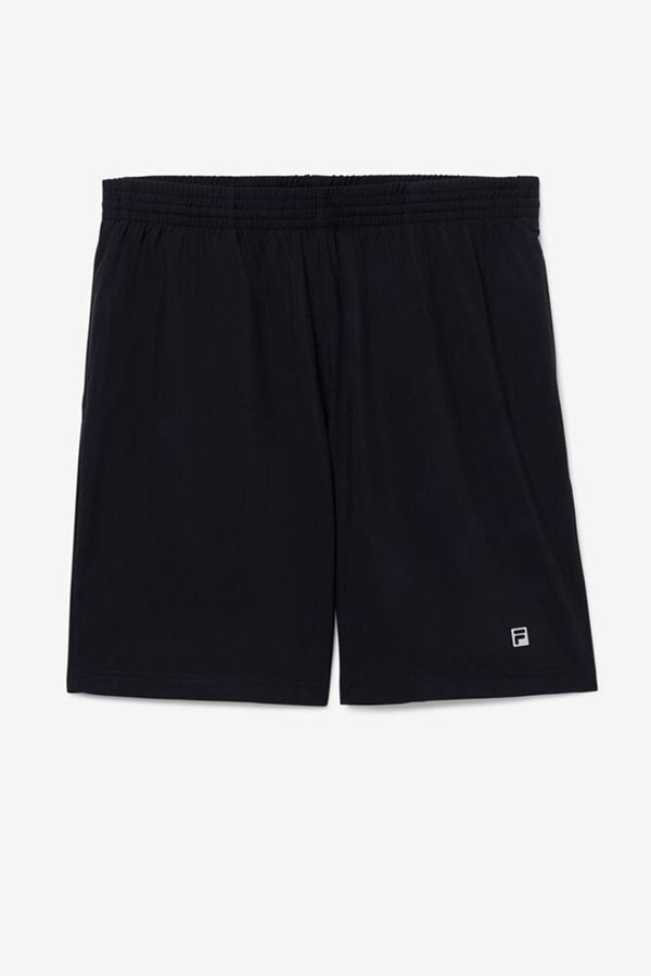 Pantalones Cortos Fila Hombre Negras - Modern Fit Tennis - España 708432GXF